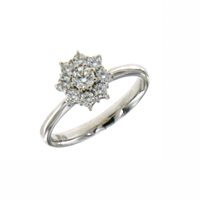 Anello Mirco Visconti Donna ANELLI FIORE in Oro bianco Diamante IE41/20